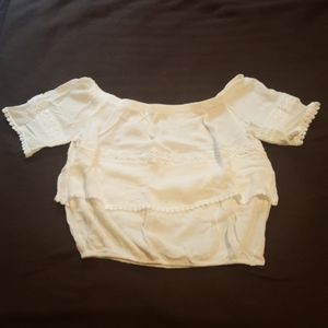 American Eagle Lacy Crop Top NWOT